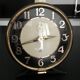 Vintage JAZ 1950s pendulum. Black and brass good condition