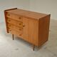 Small sideboard with spindle legs, France 1960