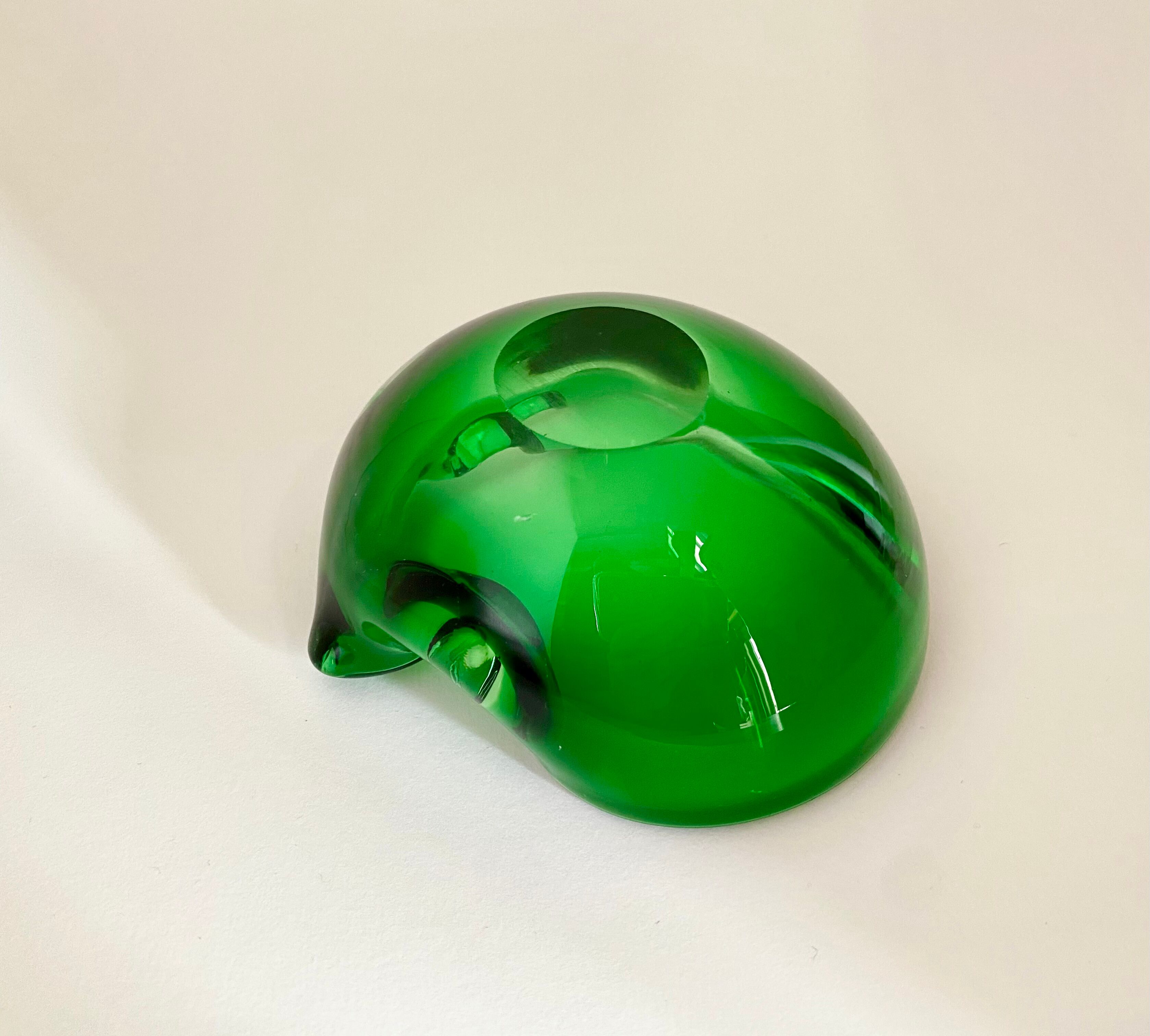 Empty 1970s Murano glass pocket