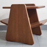 Vintage magazine holder side table 1960