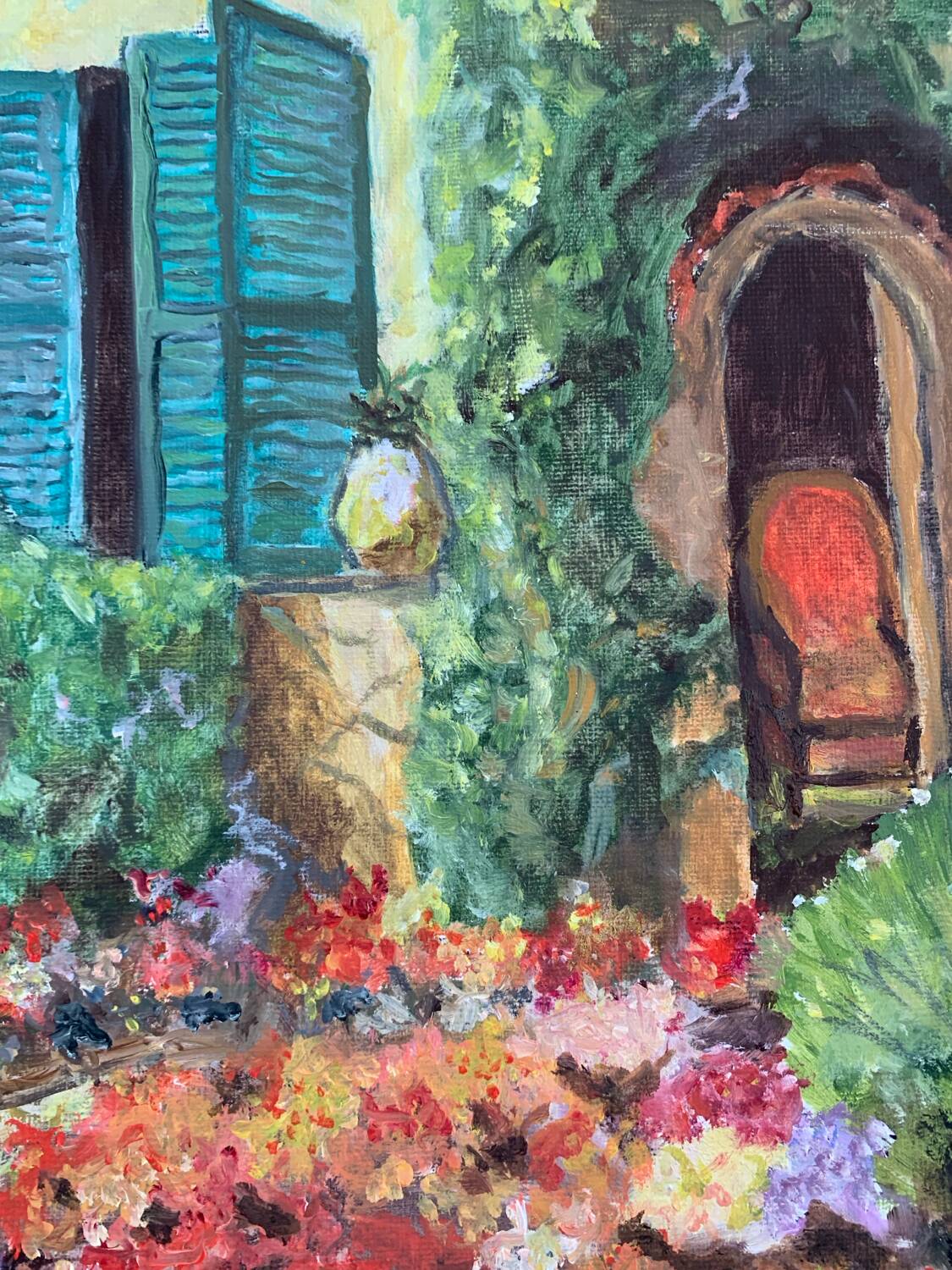 Oil painting on canvas
