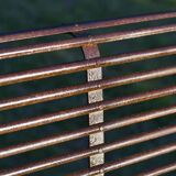 Grassin Bench in Arras - 3 Seater - Rusty