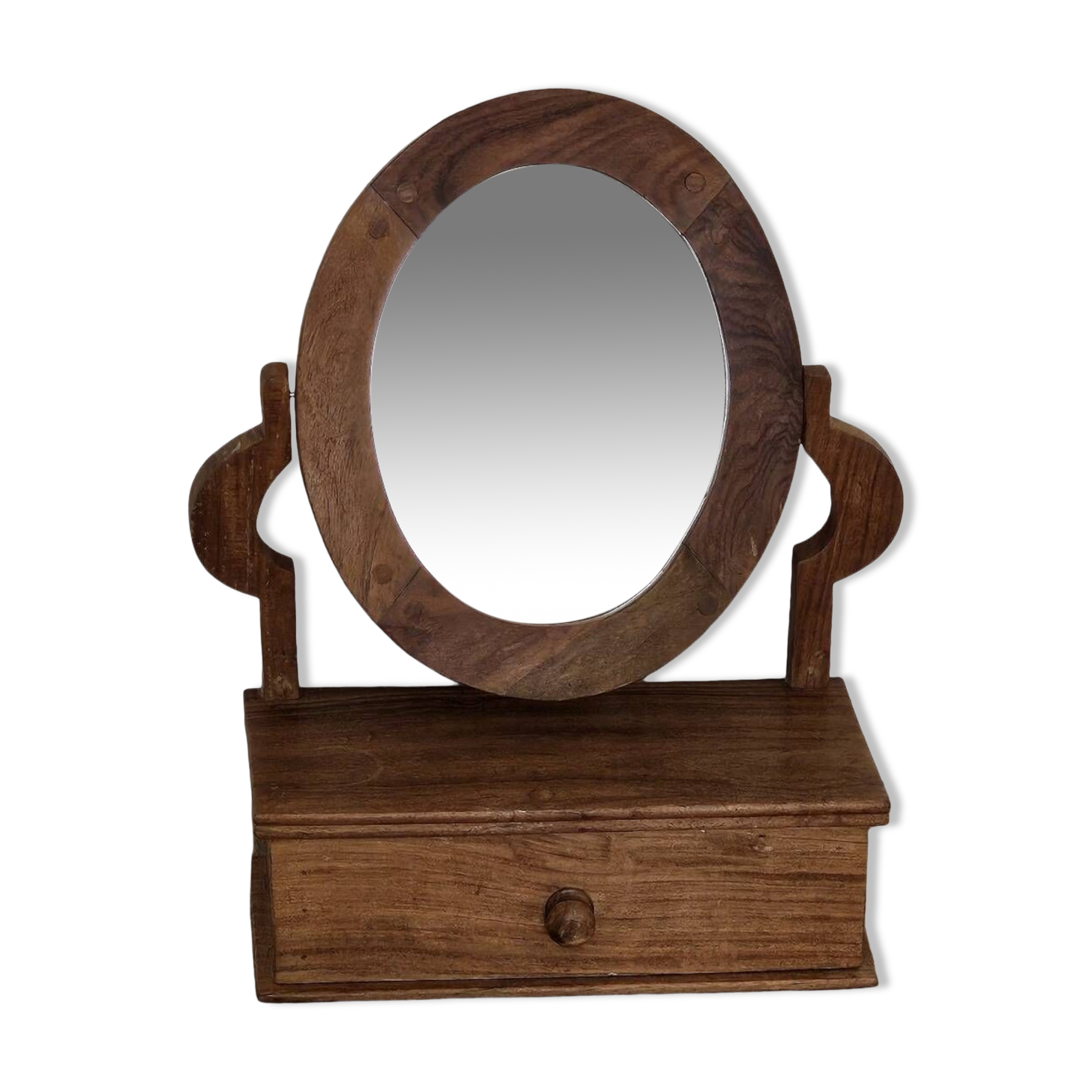 Wooden Swivel Dressing Table Mirror