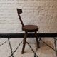 Chaise bois art populaire