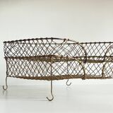 Stackable banks vintage brass wire