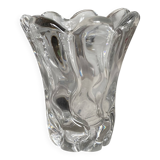 Vintage DAUM crystal vase from the 1960s