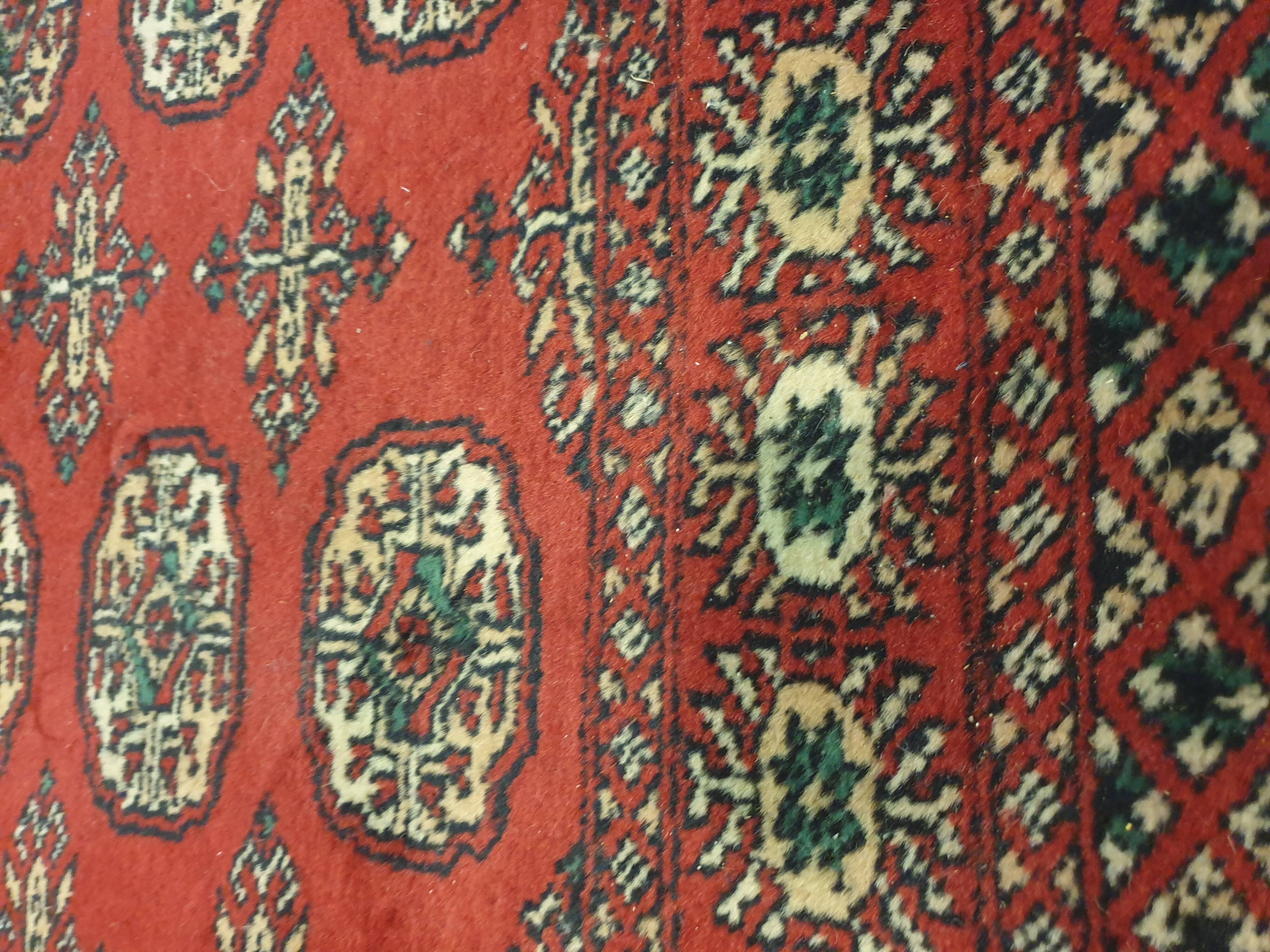 Handmade wool carpet, 162x94 cm