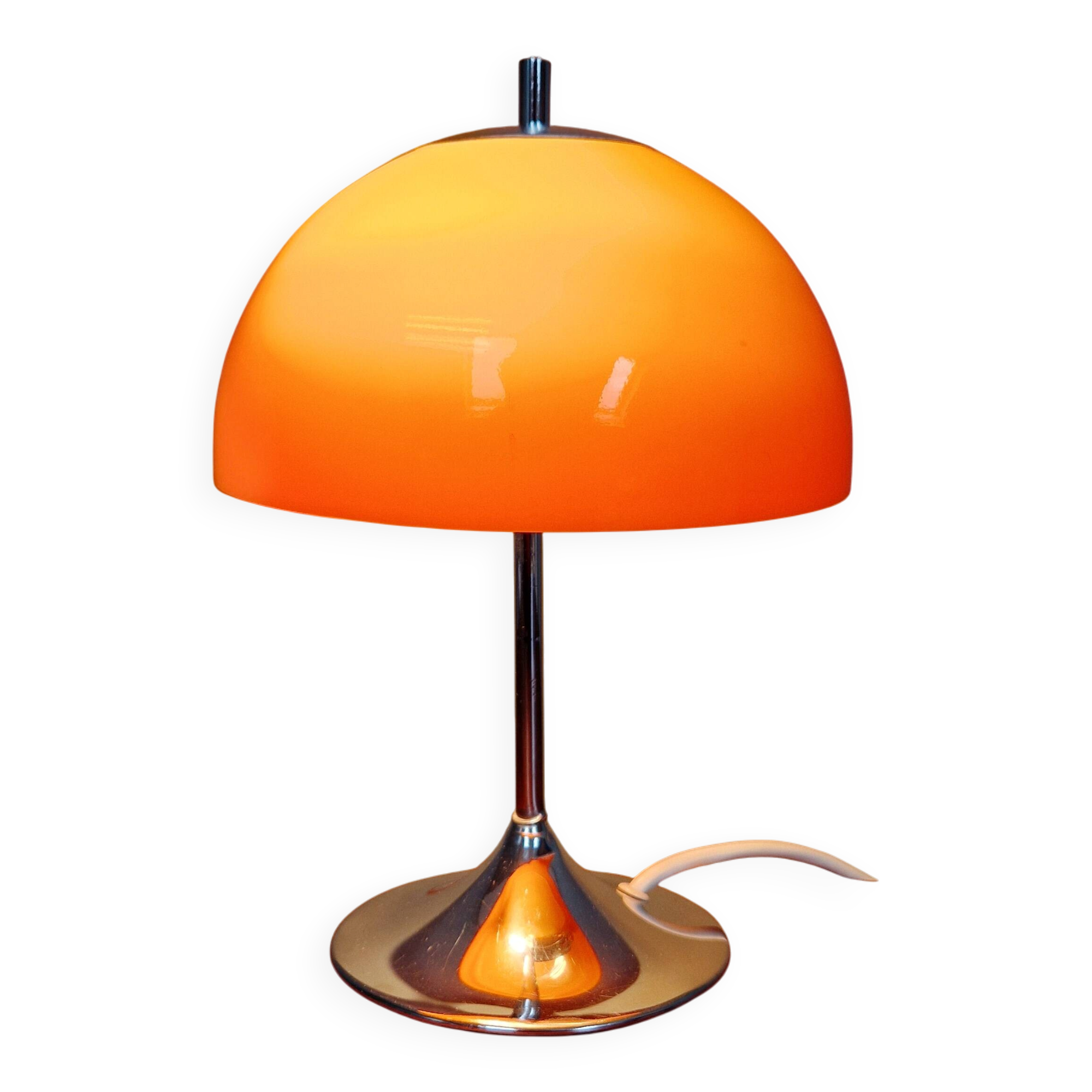 Lampe champignon Space Age, design Frank Bentler, Wila, 1970's