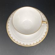 Service à thé/café porcelaine de Limoges blanche et dorure – MPM0724SV1
