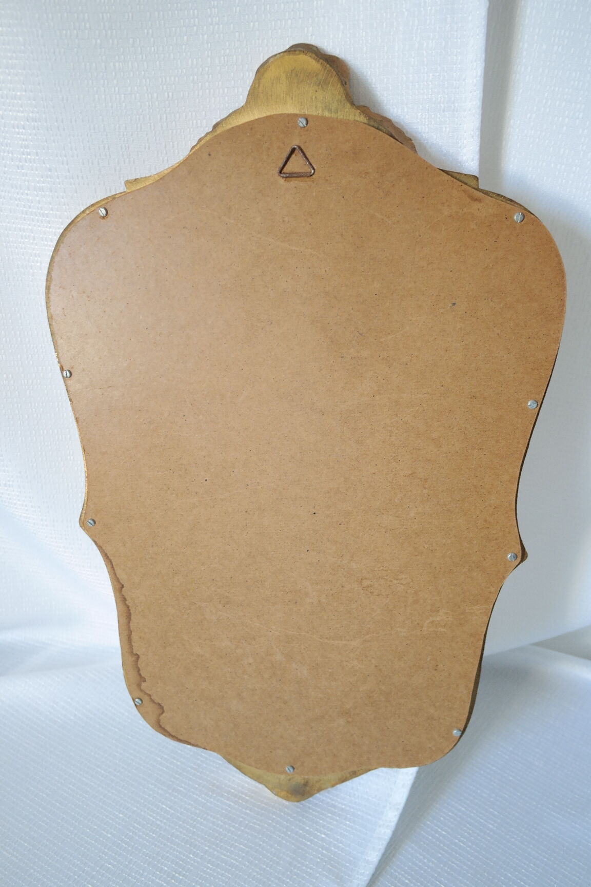 Rocaille mirror Louis XV style gilded with vintage gold leaf