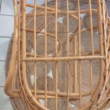Ancien berceau vintage bambou/rotin