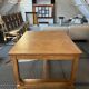 Table from the 1940s in light oak