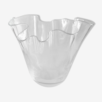 Crystal handkerchief vase circa 1930