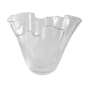 Crystal handkerchief vase, circa 1930
