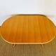 Vintage oval dining room table with extension