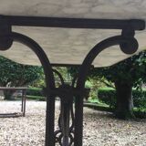 Old bistro table