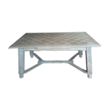 Carved solid wood table