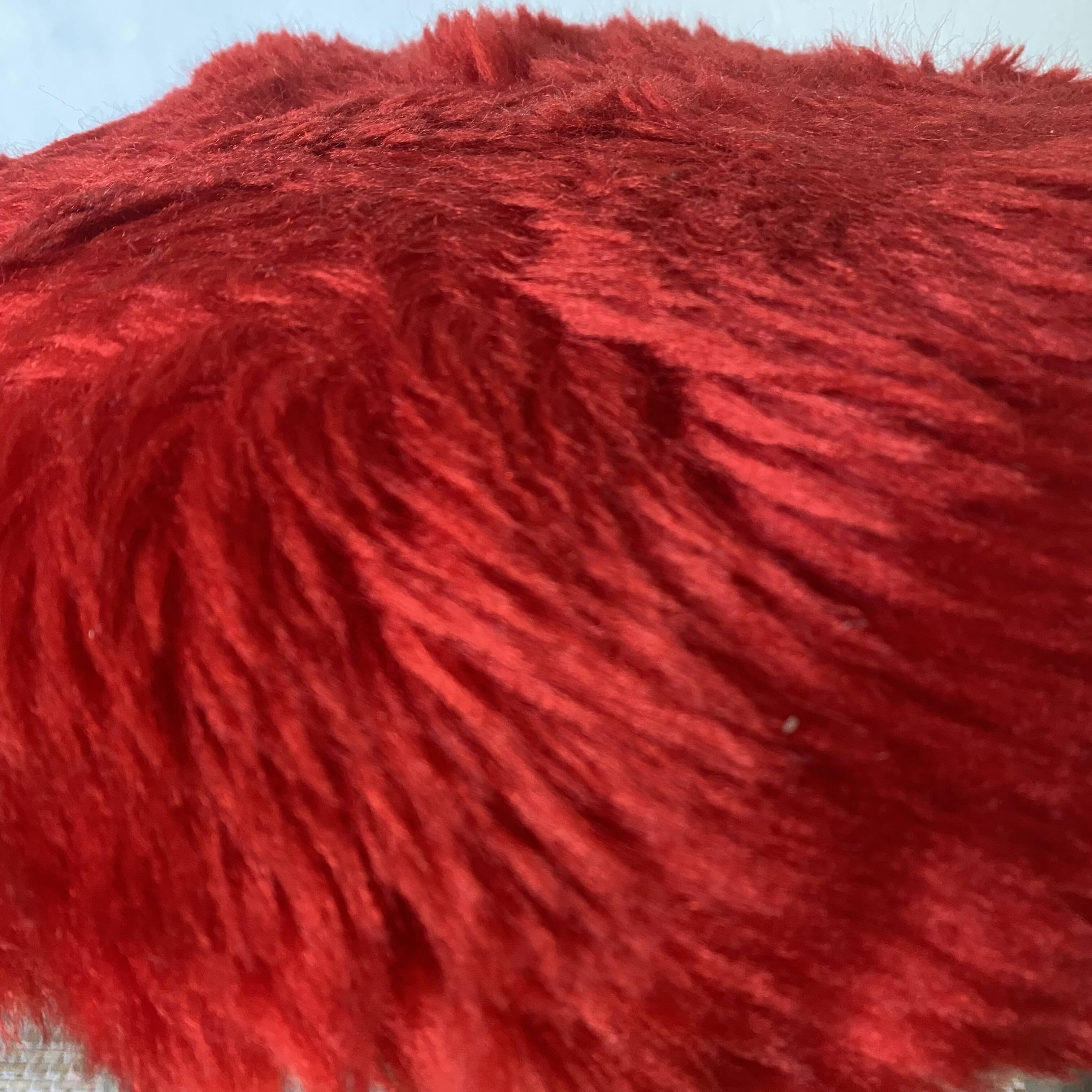 60s Mohair Tripod Stool