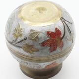 Email and vintage brass vase