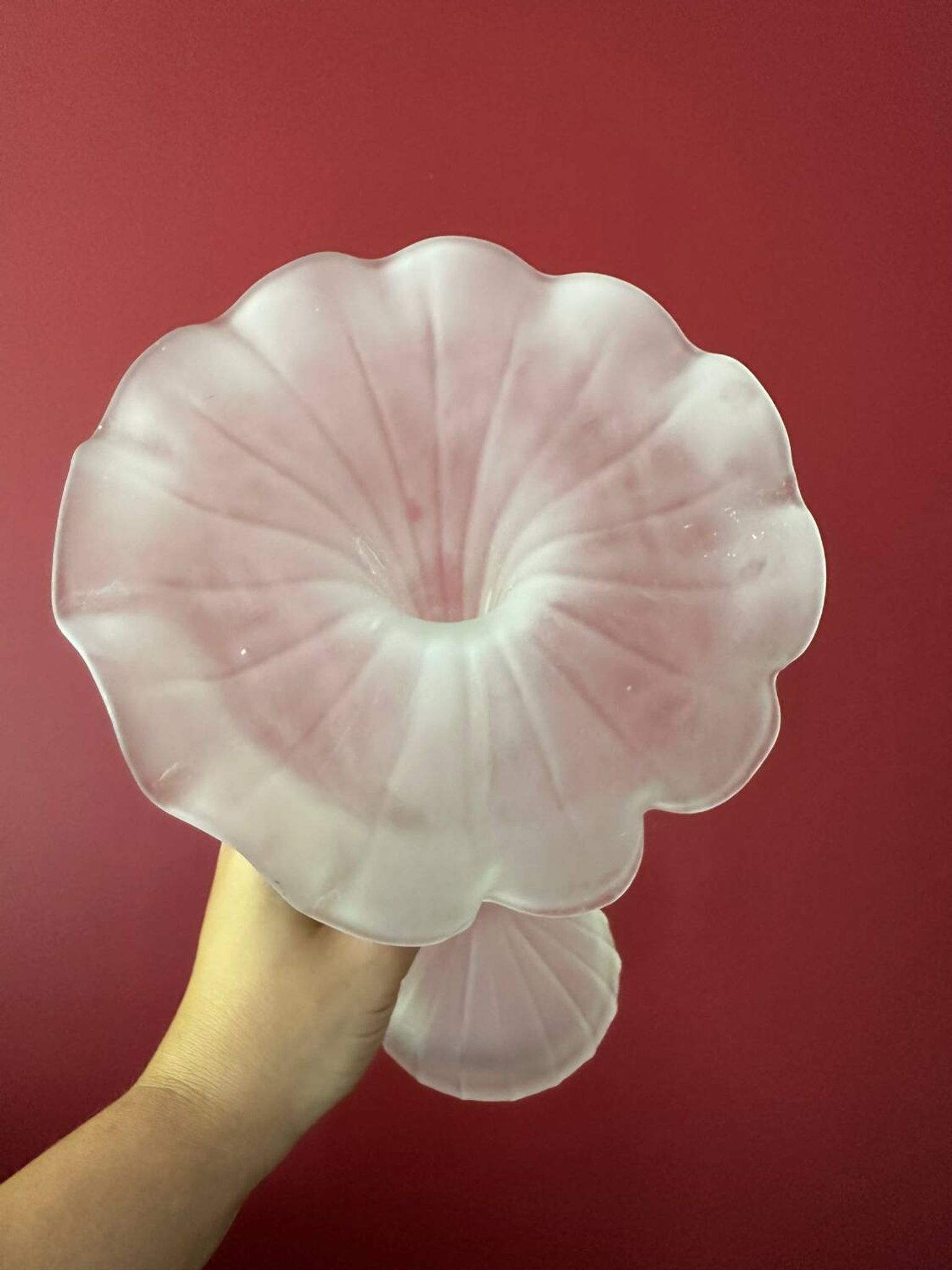 Vase vintage Leonardo Handarbeit