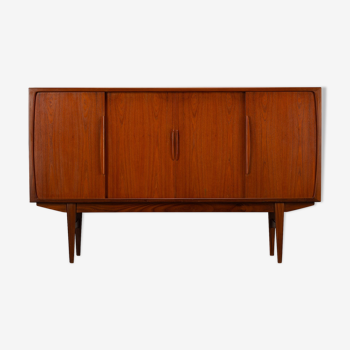 Danish teak high buffet, 1960s