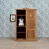 Large Art Deco wardrobe with sliding doors (renovated)