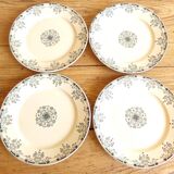 4 hollow plates model "Mignon" Sarreguemines