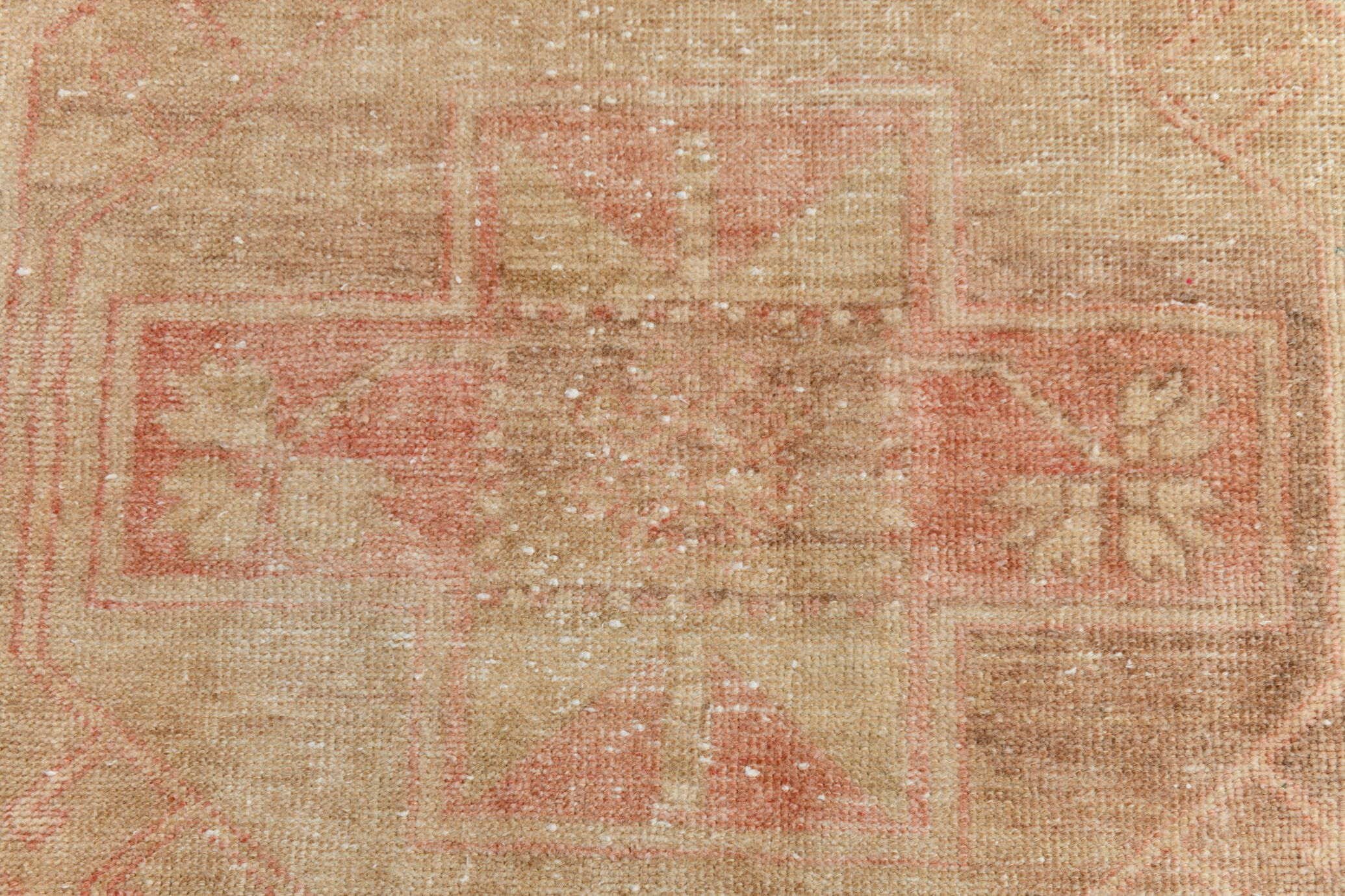 Orange and brown runner rug 78x393cm