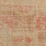 Orange and brown runner rug 78x393cm