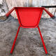 Metal red vintage chair