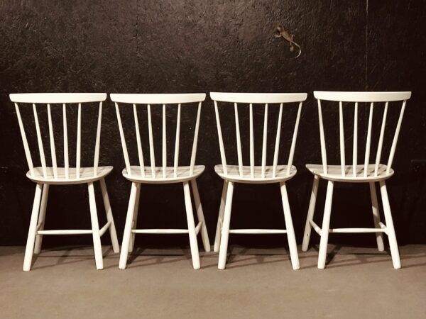 Set de 4 chaises Farstrup blanches