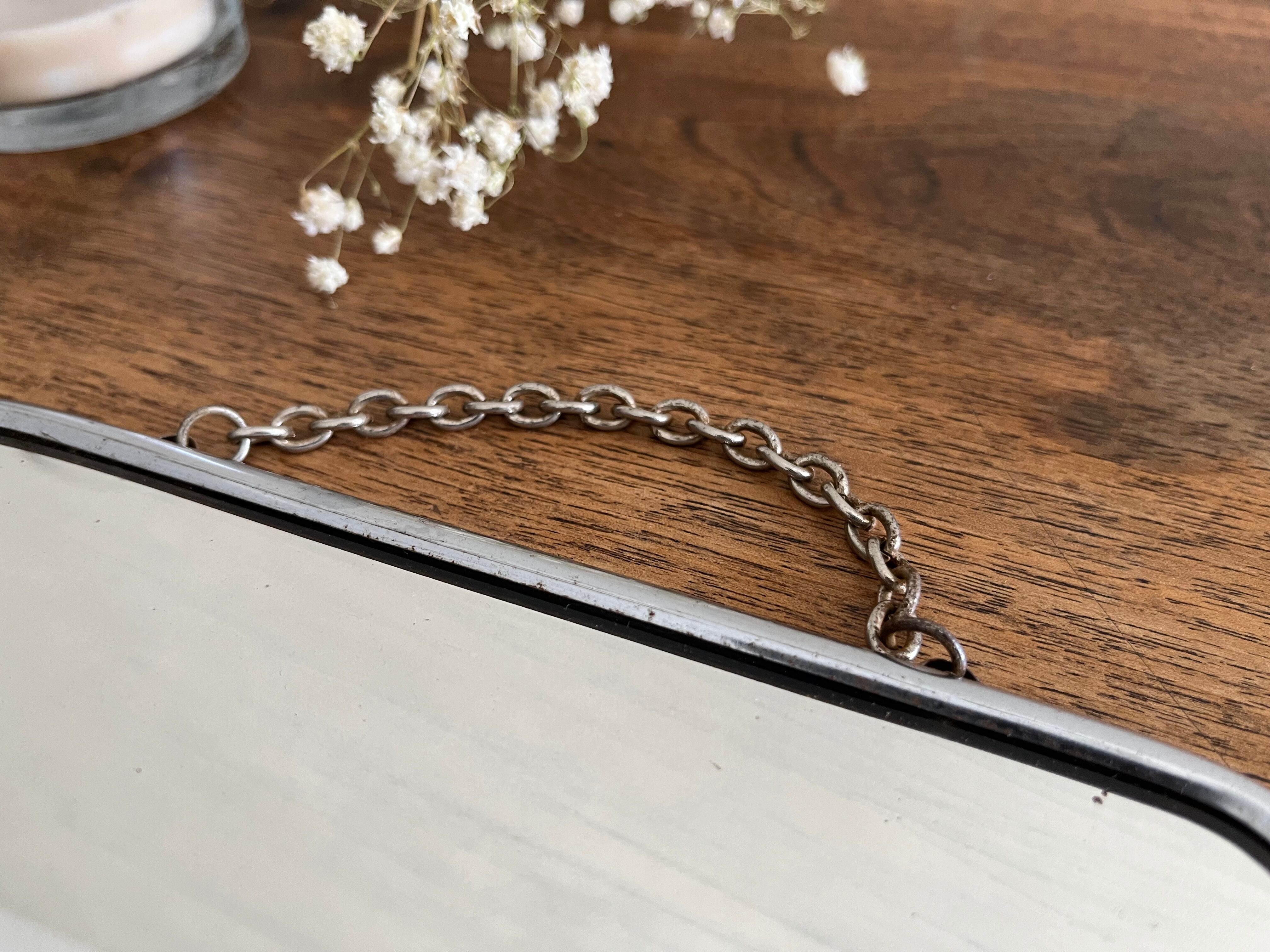 Barber mirror 34 x 18 cm