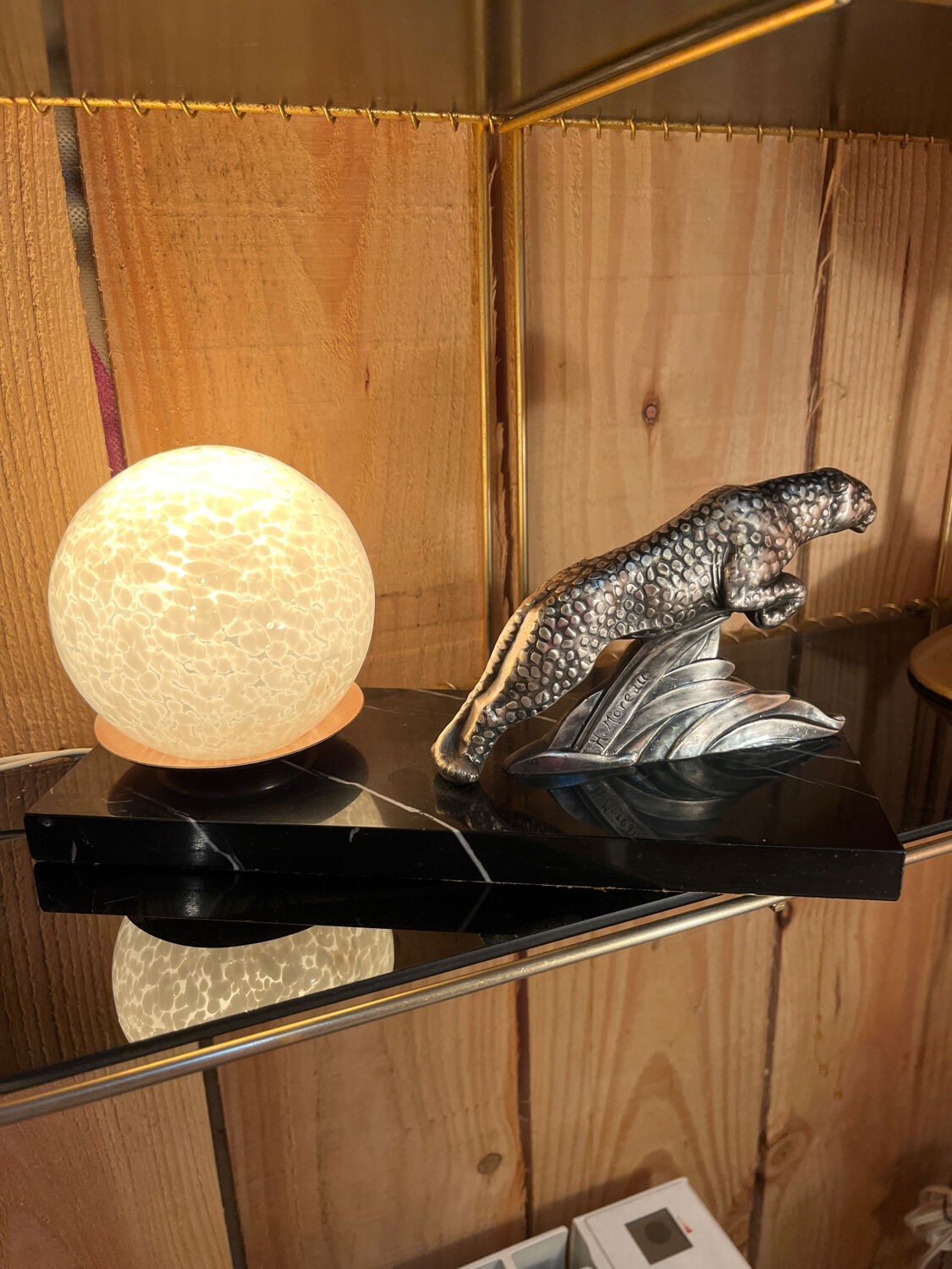 Art Deco lamp Hippolyte Moreau