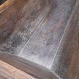 Solid walnut kneading table old XIX°