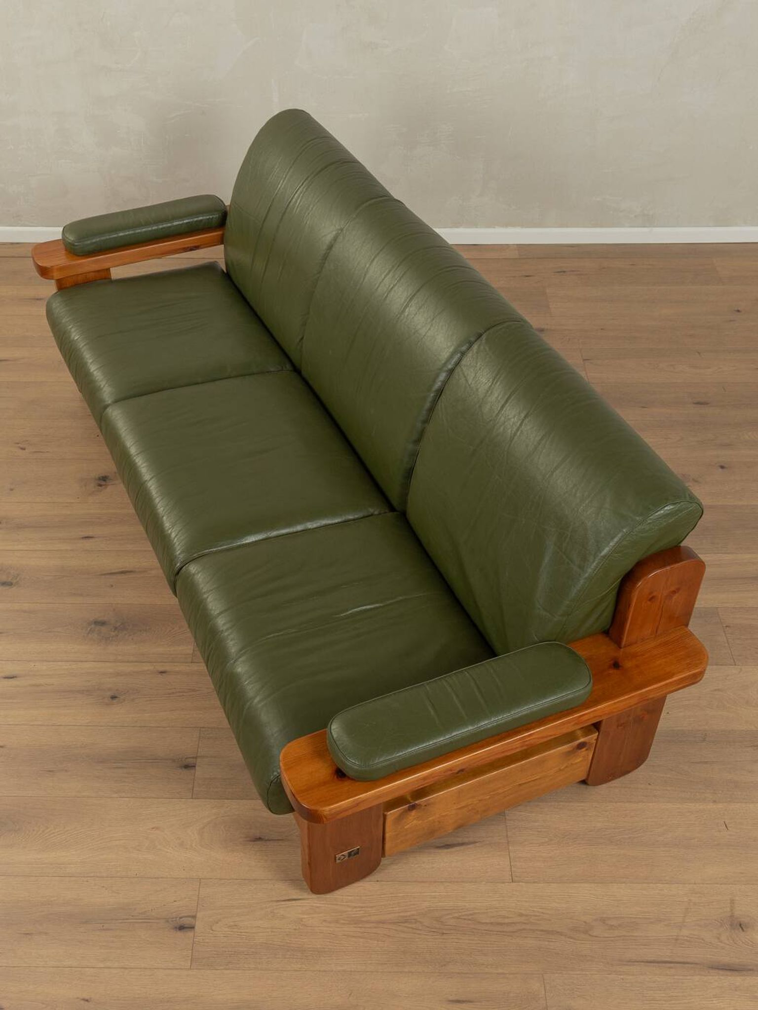 Canapé en cuir des années 70 par Almar