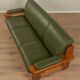 70s Leather Sofa by Almar