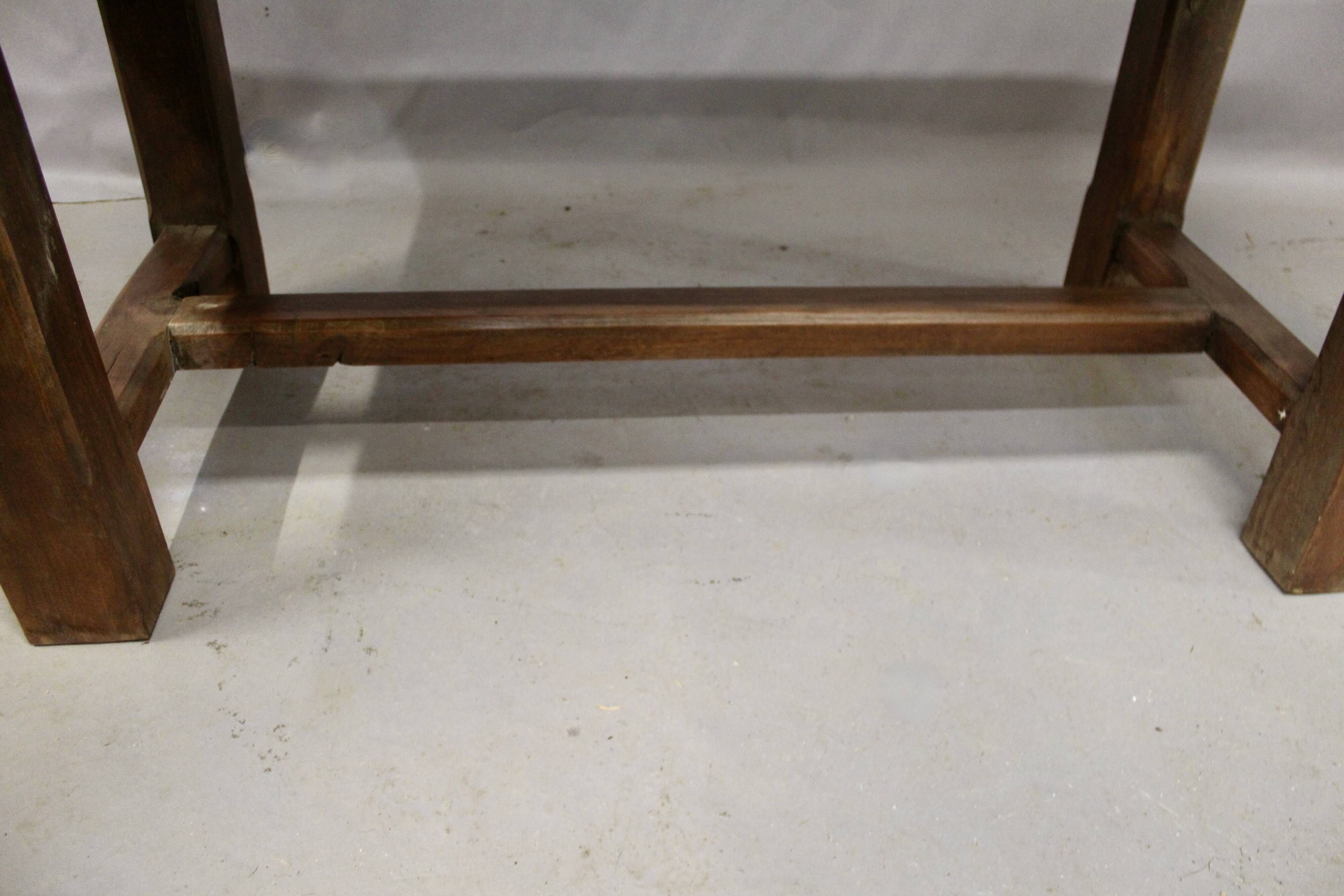 Brutalist Chestnut Table