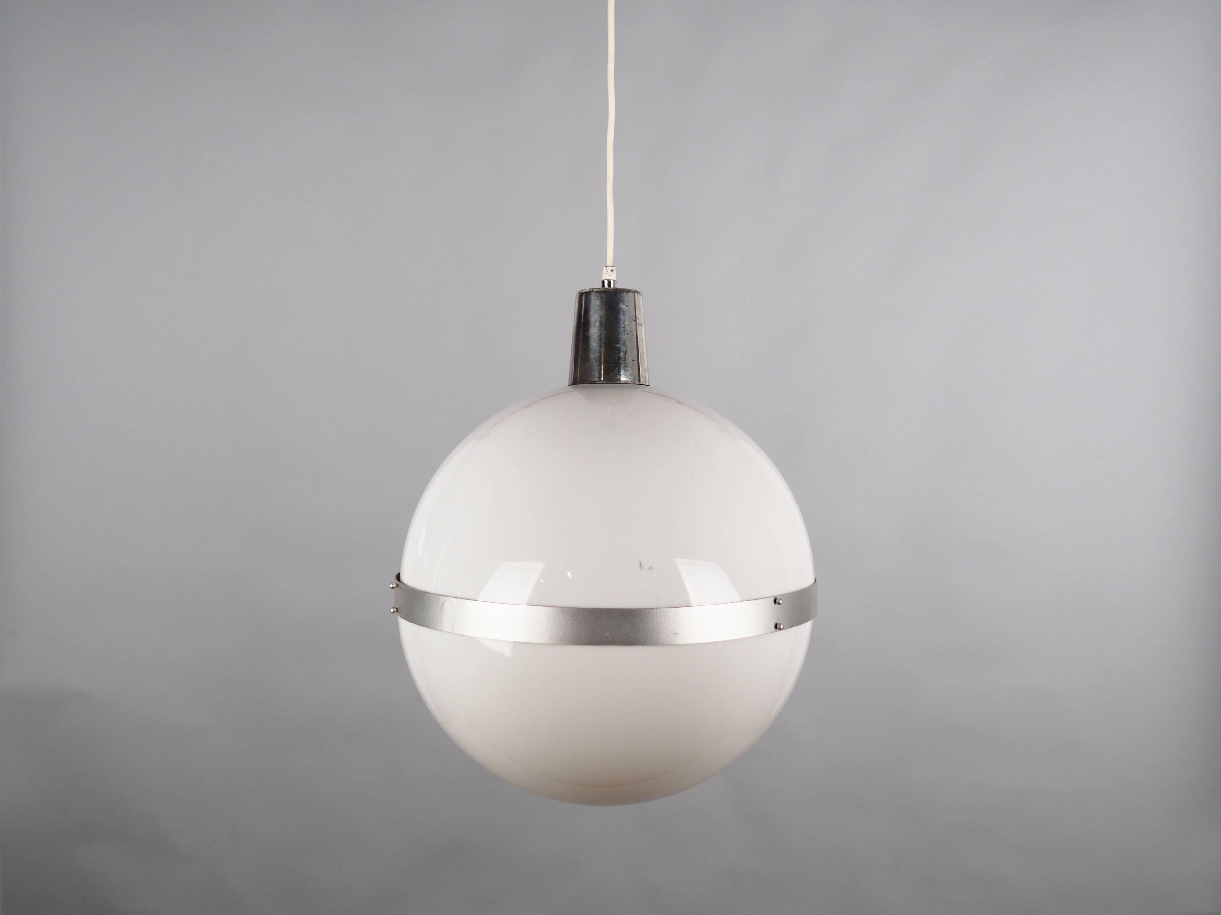 Pendant lamp, Italian design, 1970s, production: Italy