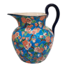 Longwy  pitcher decorated with cloisonné enamels - signed