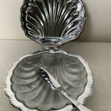 Vintage shell butter dish