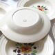 Set of 5 hollow plates Boch La Louvière, vintage