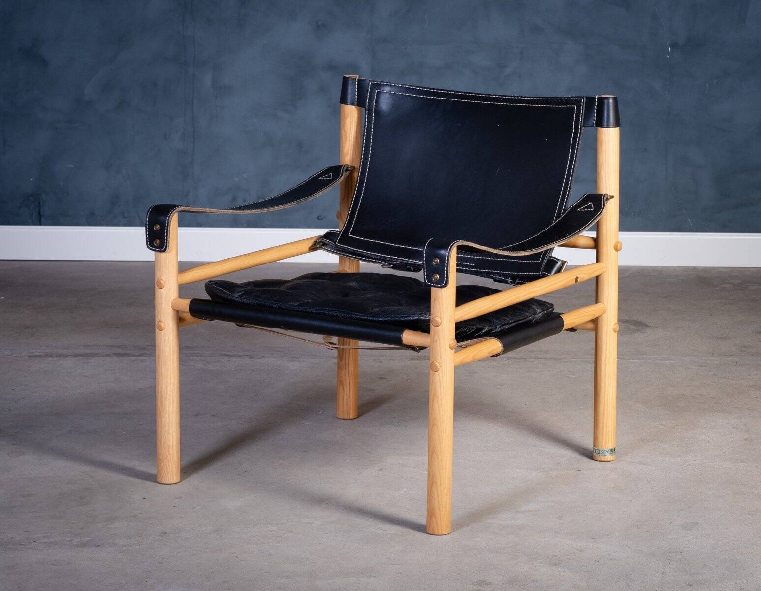 Safari Chair Set by Arne Norell for Arne Norell Ab Sweden, 1960s