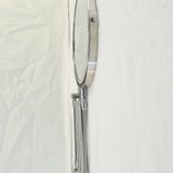 Vintage metal accordion wall mirror