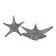 Daum France starfish crystal candlesticks