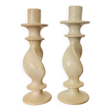 Pair of candle holders