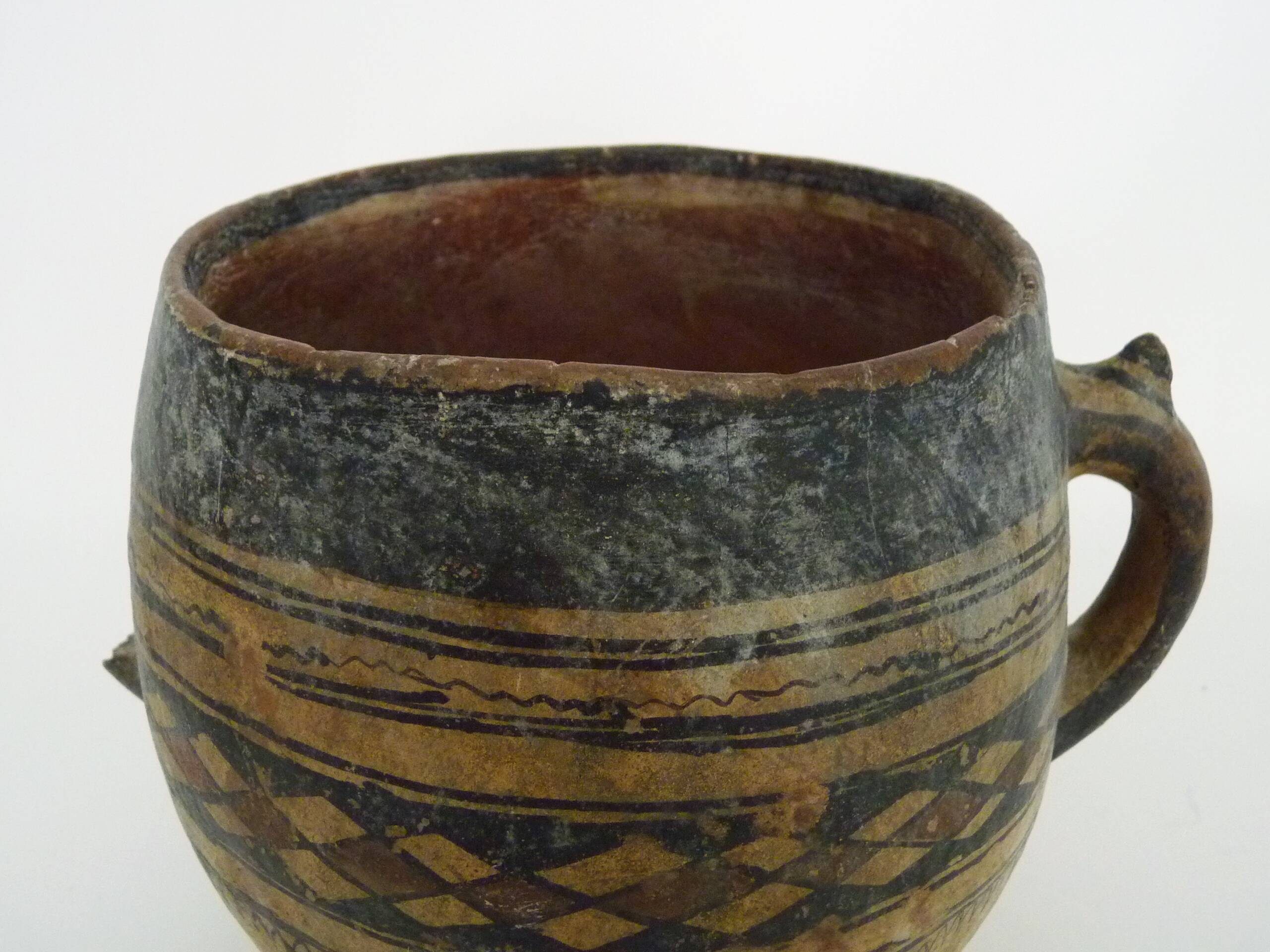 Iddeqi Kabyle pottery, Kabyle, Berber. Kabyle folk art. 30s 40s