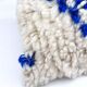 Moroccan Berber cushion cover Azilal with Majorelle blue patterns 60x40cm