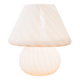Grande Lampada Da Tavolo Murano Mushroom Rose 1970’s Design Pink Shade
