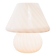 Grande Lampada Da Tavolo Murano Mushroom Rose 1970’s Design Pink Shade