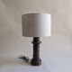 Wooden lamp base - height 30 cm